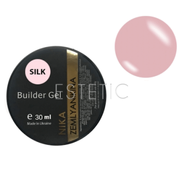 Камуфлирующий гель Builder Gel Silk Nika Zemlyanikina бежево-розовый, 30 мл