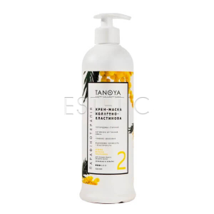 Крем-маска для рук, лица и тела Tanoya Мимоза коллагеново-эластиновая, 500 мл