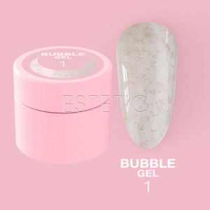 Гель Luna Bubble Gel №01 белый мармелад, 5 мл