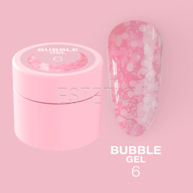 Гель Luna Bubble Gel №06 біло-рожевий мармелад, 5 мл