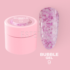 Гель Luna Bubble Gel №09 бузковий цвіт, 5 мл