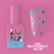 Топ LUNA Top Butterfly Blue с голубыми бабочками без липкого слоя, 13 мл