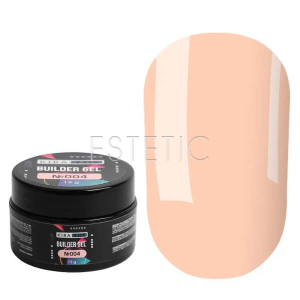 Гель для наращивания Kira Nails Builder Gel 004 конструирующий, нежный персик, 15 г 