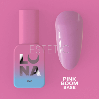 База LUNA Base Pink Boom цветная, холодный розовый, 13 мл