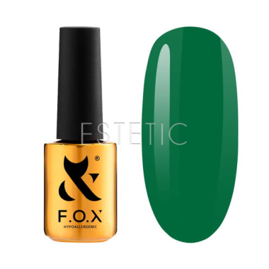 Гель-лак F.O.X Spectrum 136 deep green, зелений, 7 мл