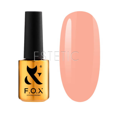 Гель-лак F.O.X Spectrum 152 intense peach, світлий персик, 7 мл