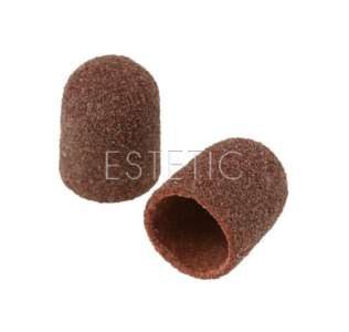 Одноразовый педикюрный колпачок GLprof абразивность 80 грит, диаметр 13 мм (1 шт)