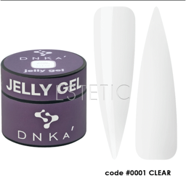 Гель желе DNKa Jelly Gel №01 Clear прозорий, 15 мл