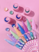 Фото 3 - Гель блесточки LUNA Nixie Gel №6 для дизайна, розово-фиолетовый аметист, 5 мл