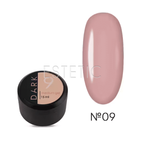 Рідкий гель DARK Medium Gel №09 натуральний беж, 15 мл