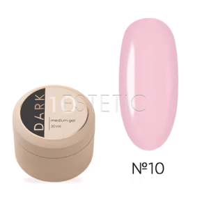 Рідкий гель DARK Medium Gel №10 ніжний натурально-рожевий, 30 мл