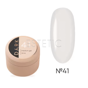 Жидкий гель DARK Medium Gel №41 холодный молочно-розовый, 30 мл