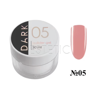 Гель DARK Builder Gel №05 моделирующий натурально-розовый нюд, 30 мл