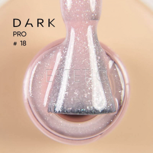 База DARK PRO base 18 камуфлююча натуральний тілесний з глітером,15 мл