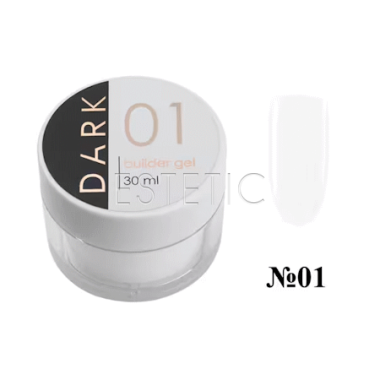 Гель DARK Builder Gel №01 моделюючий прозорий, 30 мл