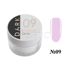 Гель DARK Builder Gel №19 моделирующий светлый пыльно-розовый нюд, 30 мл