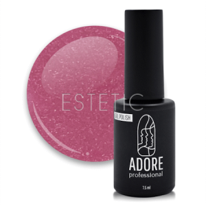 Гель-лак ADORE Gel Polish №258 goody, світло-рожевий з шиммером, 8 мл