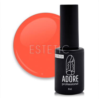 Гель-лак ADORE Gel Polish №376 safari, пастельный оранжевый, 8 мл