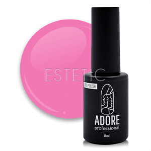 Гель-лак ADORE Gel Polish №417 pussy, світло-рожевий барбі, 8 мл