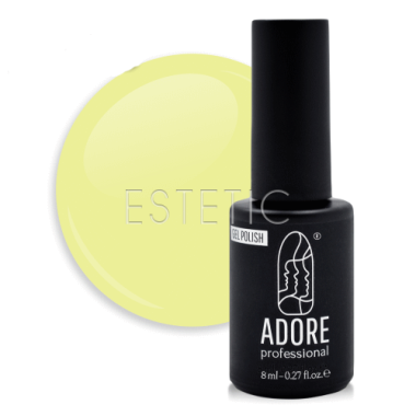 Гель-лак ADORE Gel Polish №488 hoka, пастельний світло-жовтий, 8 мл