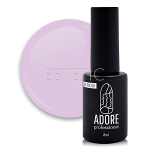 Гель-лак ADORE Gel Polish №324 chatelle, пастельний світло-бузковий, 8 мл