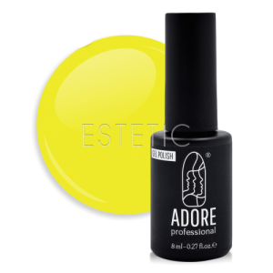 Гель-лак ADORE Gel Polish №487 lemongrass, жовто-салатовий, 8 мл