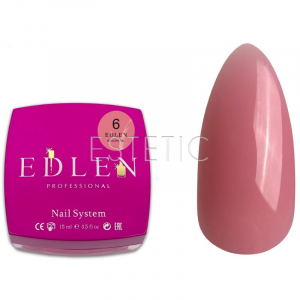 Гель для нарощування EDLEN Builder gel №06 натурально-рожевий нюдовий,15 мл