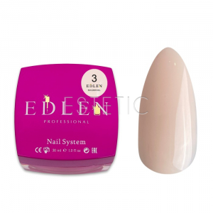 Гель для наращивания EDLEN Builder gel №03 асветлый бежевый, 30 мл