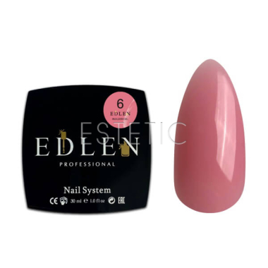Гель для нарощування EDLEN Builder gel №06 натурально-рожевий нюдовий, 30 мл