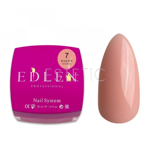 Гель для наращивания EDLEN Builder gel №07 телесно-розовый нежный, 30 мл