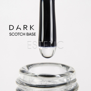 База DARK Scotch Base під тверді матеріали та нарощування тіпсами, 15 мл