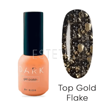 Топ Dark Gold Flake Top с золотыми блестками, 8 мл