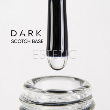 База DARK Scotch Base под твердые материалы и наращивания типсами, 30 мл