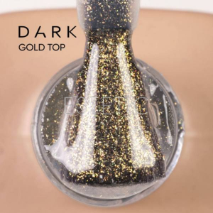 Топ Dark Gold Top з золотим мікроблиском, 10 мл