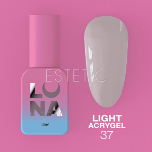 Рідкий гель Luna Light Acrygel №37 сірий холоний, 13 мл