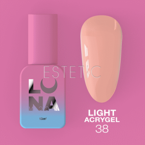Жидкий гель Luna Light Acrygel №38 телесно-розовый, 13 мл
