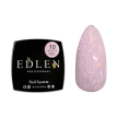 Гель EDLEN Builder gel Shimmer №10 молочно-рожевий з блискітками червоного золота,15 мл