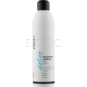 Шампунь міцелярний ProfiStyle DETOX проти забруднення волосся, 250 мл.