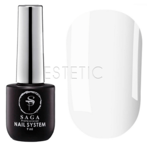 Топ без липкого слоя SAGA Professional WHITE белый, 9 мл