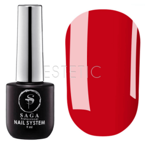 Топ без липкого слоя SAGA Professional RED красный, 9 мл