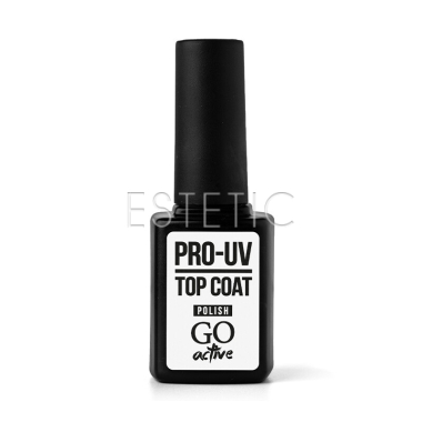 Закрепитель лака для ногтей GO ACTIVE Pro-UV Top Coat суперстойкий, 10мл
