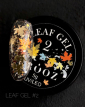 Гель для дизайна Crooz Leaf Gel №02 кленовые листочки фольгированные, серебро+золото+оранжевый, 5 г