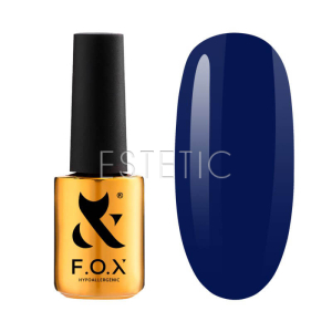 Гель-лак F.O.X Spectrum 129 midniht, синий, 7 мл