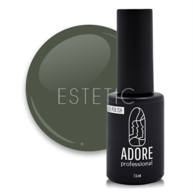 Гель-лак ADORE Gel Polish №220 olive, серо-зеленый олива, 8 мл