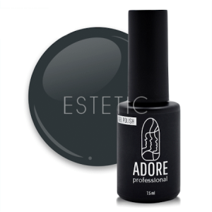 Гель-лак ADORE Gel Polish №226 graphite, темно-сірий графіт, 8 мл