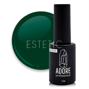 Гель-лак ADORE Gel Polish №430 basil, темно-зеленый, 8 мл