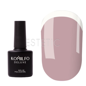 KOMILFO Color Base French 014 камуфлююча база, світлий рожево-бежевий нюдовий, 8 мл