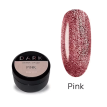 Гель блесточки Dark Liner gel Pink розовый глиттер для тонких линий, покрытие, 4 мл