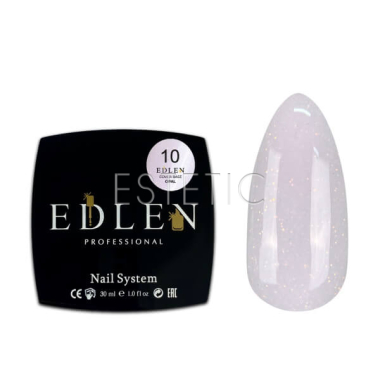 База Edlen Cover base №10 Opal молочна з золотисто-рожевим шимером, 30 мл