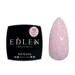 Гель EDLEN Builder gel Shimmer №10 молочно-рожевий з блискітками червоного золота, 30 мл